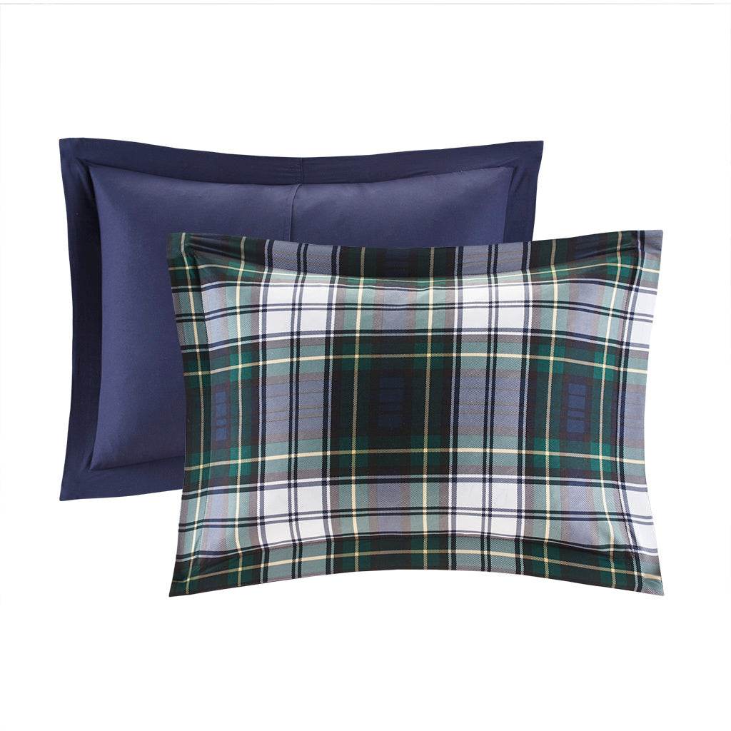 MLNshops king size down alternative comforter set - Plaid