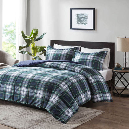 MLNshops king size down alternative comforter set - Plaid