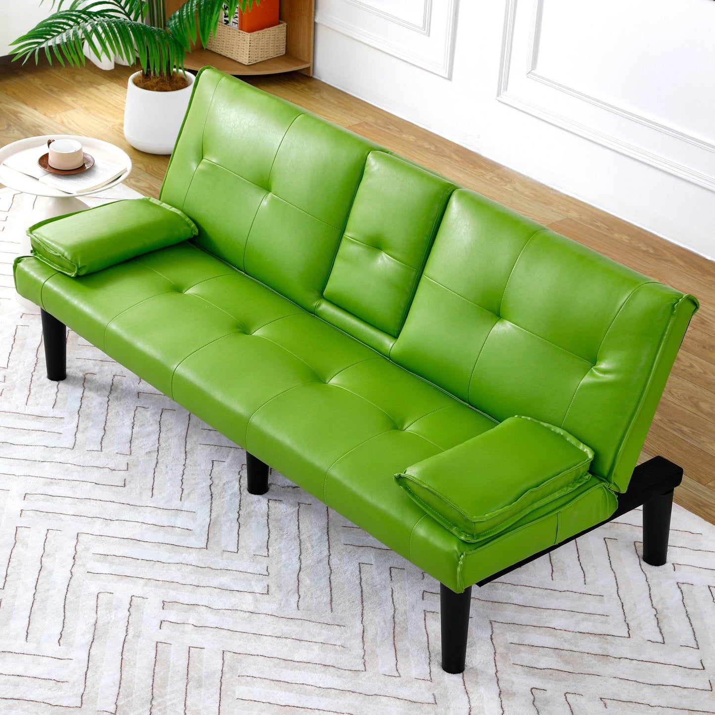 MLNshops green foldable sofa bed - Space-Saving