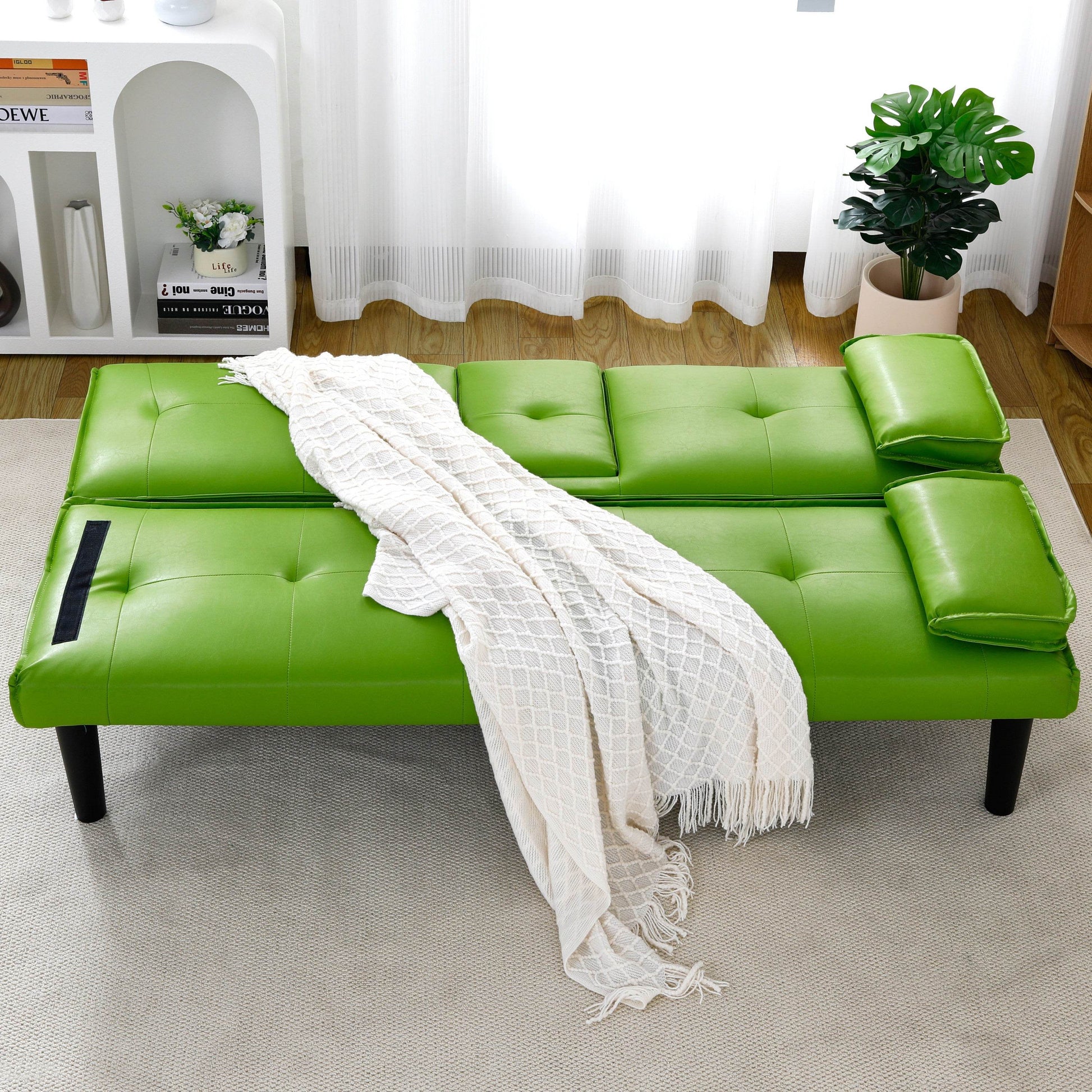 MLNshops green foldable sofa bed - Space-Saving Default