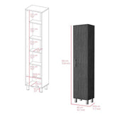 MLNshops Tall laundry room storage cabinet, Space-Saving