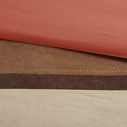 MLNshops luxury coral comforter set queen - Plush Velvet