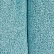 MLNshops Ice Blue Velvet Ottoman - Plush Woven Design