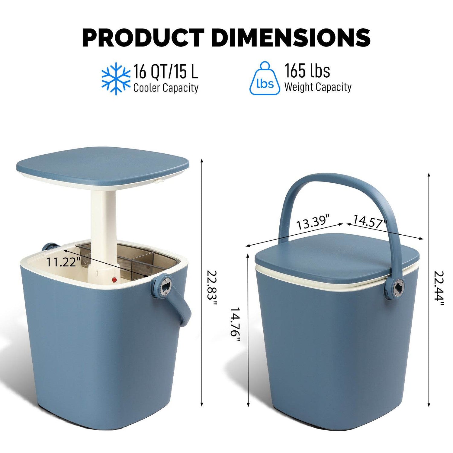 mlnshops Ice Cool Bar for Parties - Outdoor Cooler Table