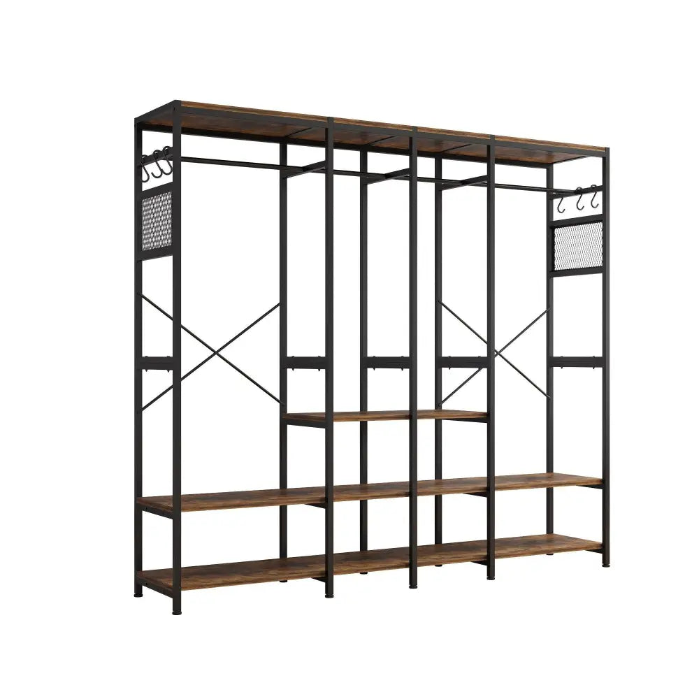 Independent wardrobe manager, clothes rack, multiple storage racks MLNshops]