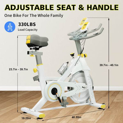 mlnshops Indoor Exercise Bike for Home - Stable & Safe Design