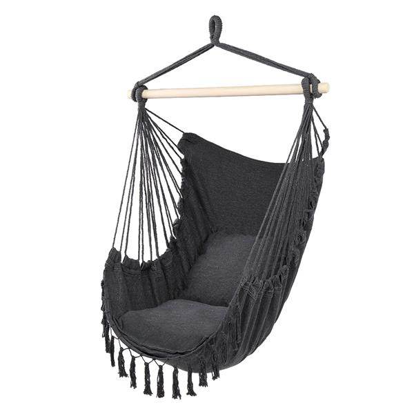 MLNshops Gray Indoor Hanging Chair with Pillow