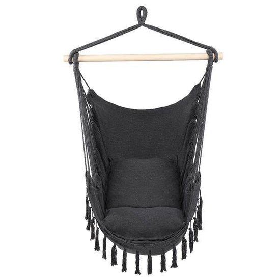 MLNshops Gray Indoor Hanging Chair with Pillow Default Title