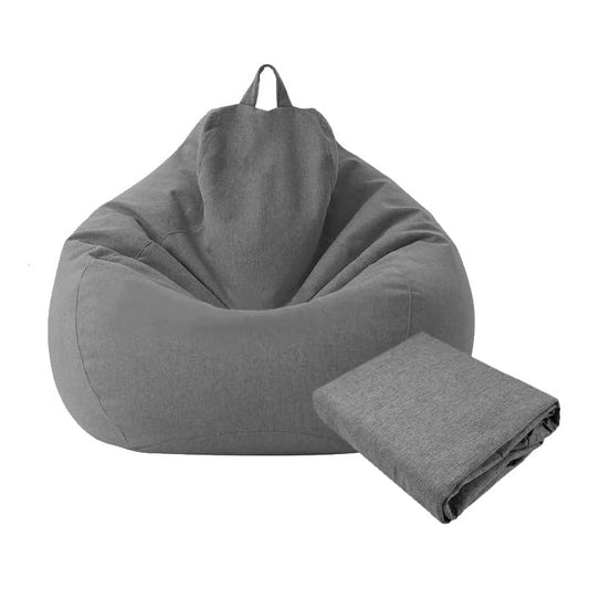 Indoor Lazy Lounge Chair Non-Filled Puff Sofa Chair Washable Cover MLNshops]