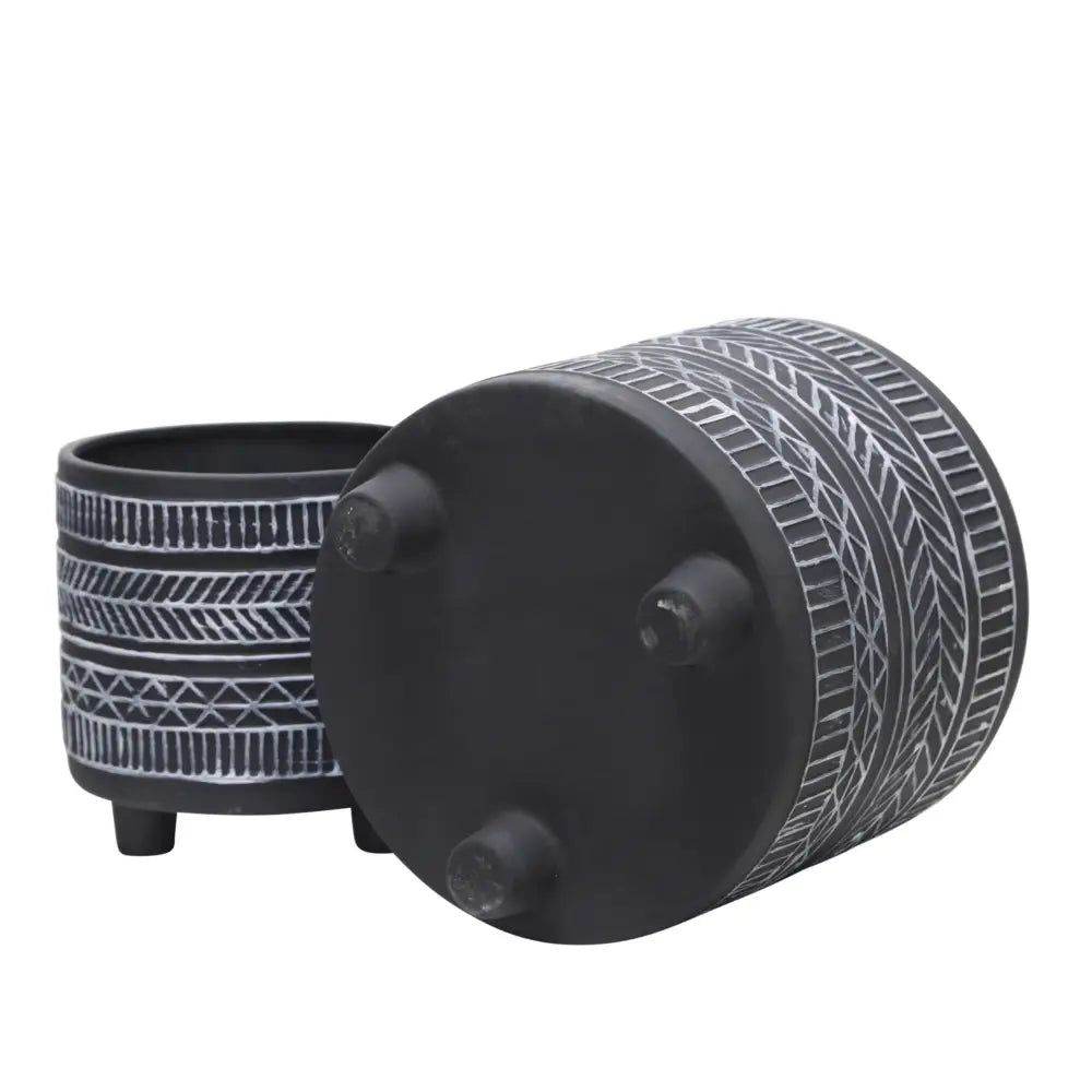 MLNshops Footed Planter Stand for Indoor Outdoor Plant Pots