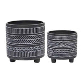 MLNshops Footed Planter Stand for Indoor Outdoor Plant Pots
