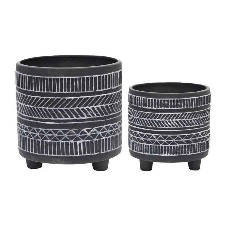 MLNshops Footed Planter Stand for Indoor Outdoor Plant Pots