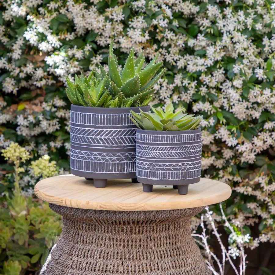 MLNshops Footed Planter Stand for Indoor Outdoor Plant Pots