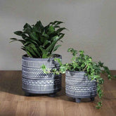 MLNshops Footed Planter Stand for Indoor Outdoor Plant Pots