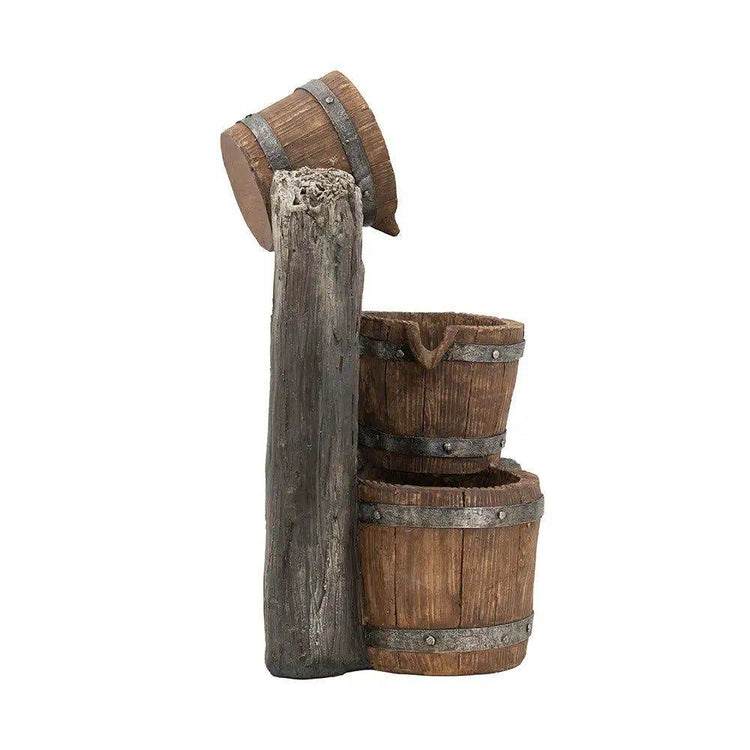 MLNshops Decorative 3 Tier Bucket Indoor Water Fountain with Lights