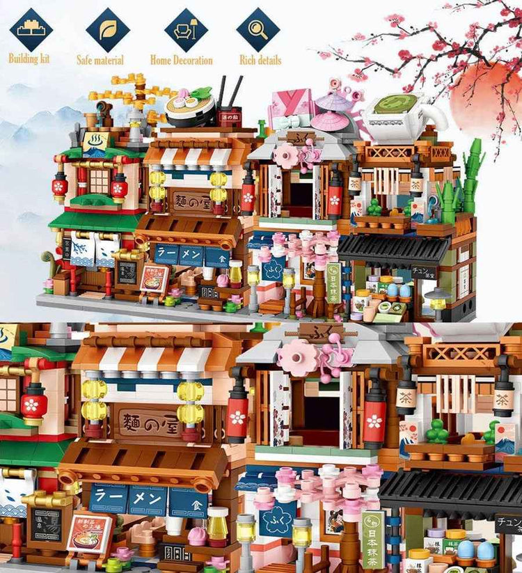 MLNshops Japan House Building Set - 1608 PCS Creative Toy