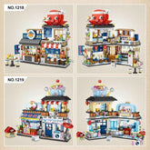 mlnshops Japanese Street Building Set - 4 Pack Toys