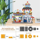 mlnshops Japanese Street Building Set - 4 Pack Toys