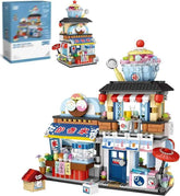 mlnshops Japanese Street Building Set - 4 Pack Toys