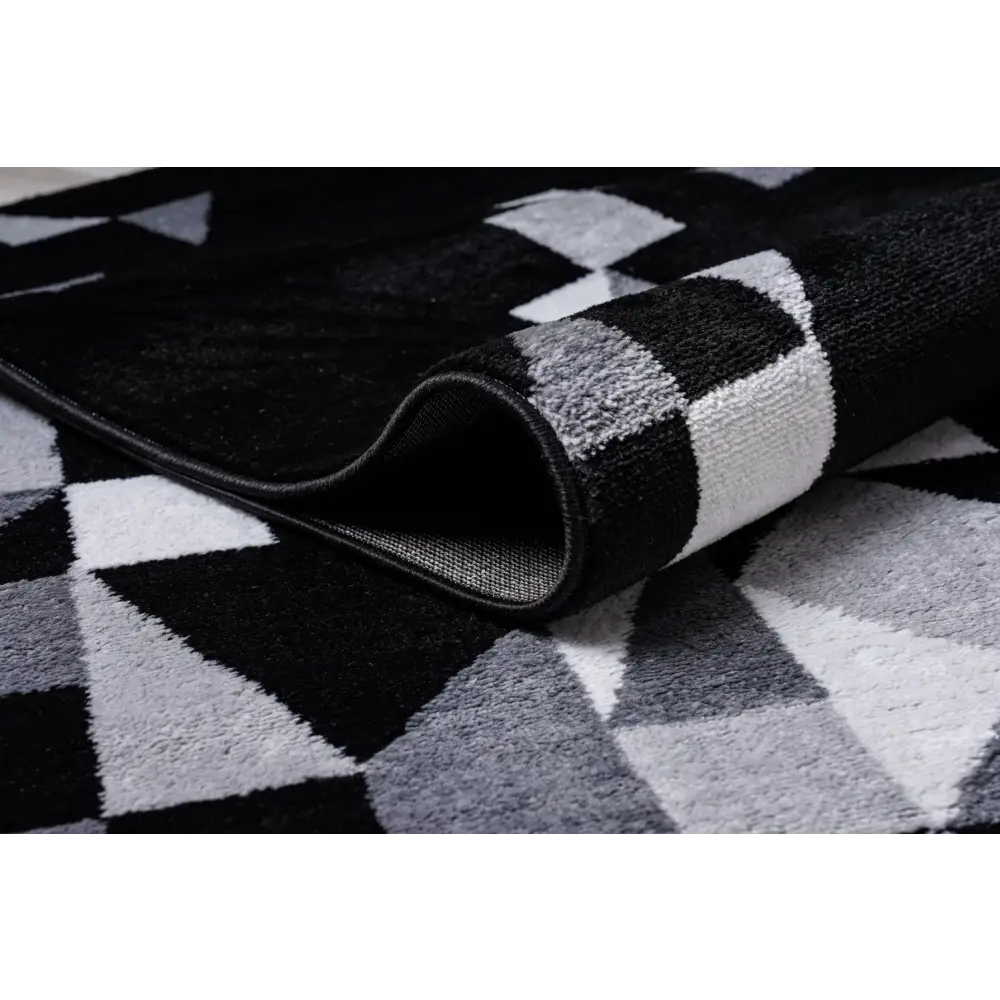 Jersey Area Rugs, Carpets For Livingroom, 5x7 Area Rugs ,3984 Black-Grey MLNshops]