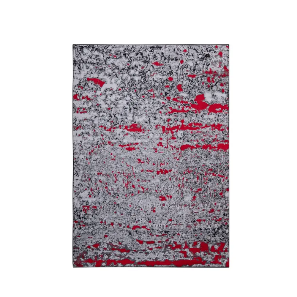 Jersey Area Rugs, Carpets For Livingroom, 5x7 Area Rugs ,3984 Black-Red MLNshops]