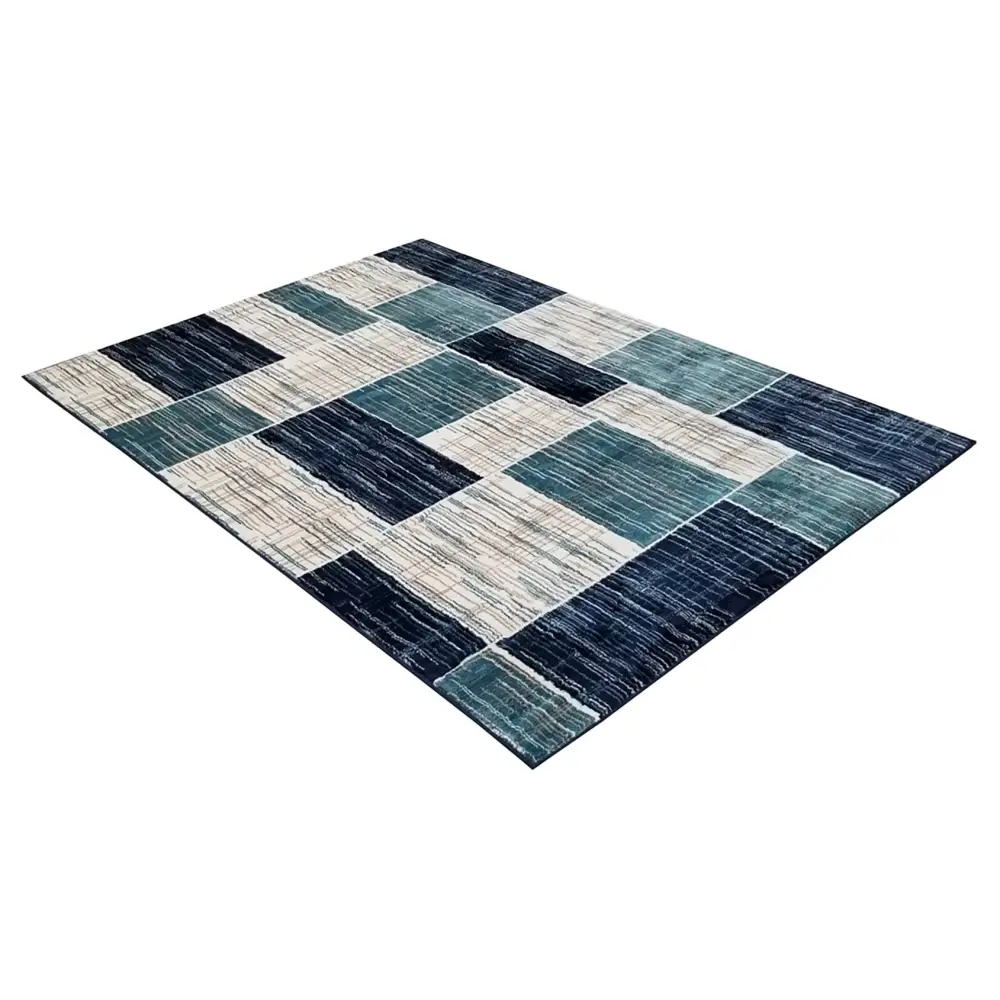 Jersey Area Rugs, Carpets For Livingroom, 7x10 Area Rugs ,3003 Blue MLNshops]