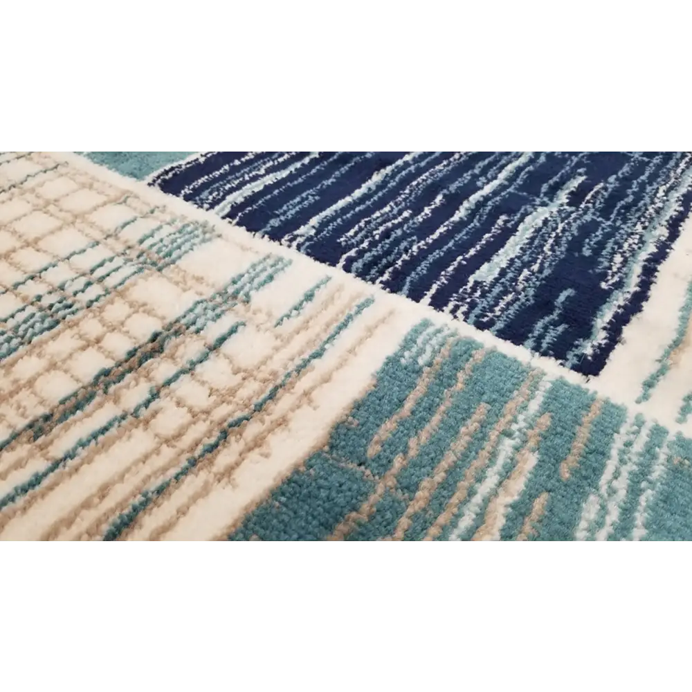 Jersey Area Rugs, Carpets For Livingroom, 7x10 Area Rugs ,3003 Blue MLNshops]