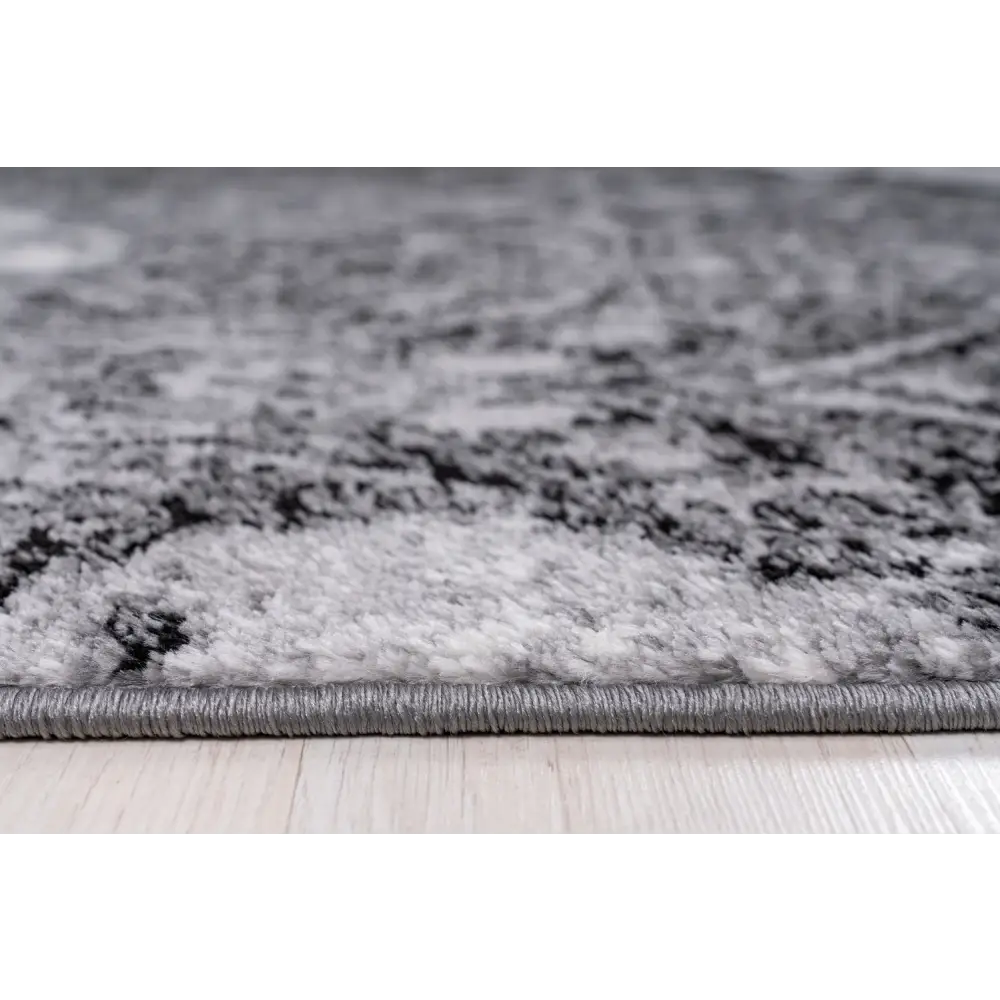 Jersey Area Rugs, Carpets For Livingroom, 7x10 Area Rugs ,3982 Black-Grey MLNshops]