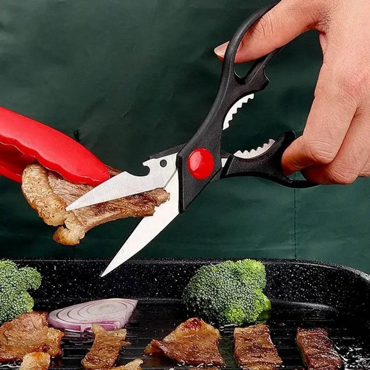 MLNshops Food Scissors with Nutcracker for Kitchen Use
