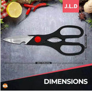 MLNshops Food Scissors with Nutcracker for Kitchen Use