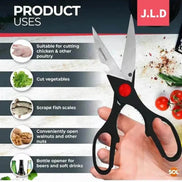 MLNshops Food Scissors with Nutcracker for Kitchen Use
