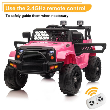 Kids Electric Jeep Ride On with Dual Drive by MLNshops