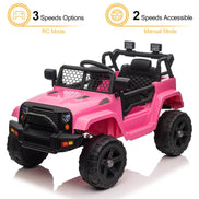 Kids Electric Jeep Ride On with Dual Drive by MLNshops