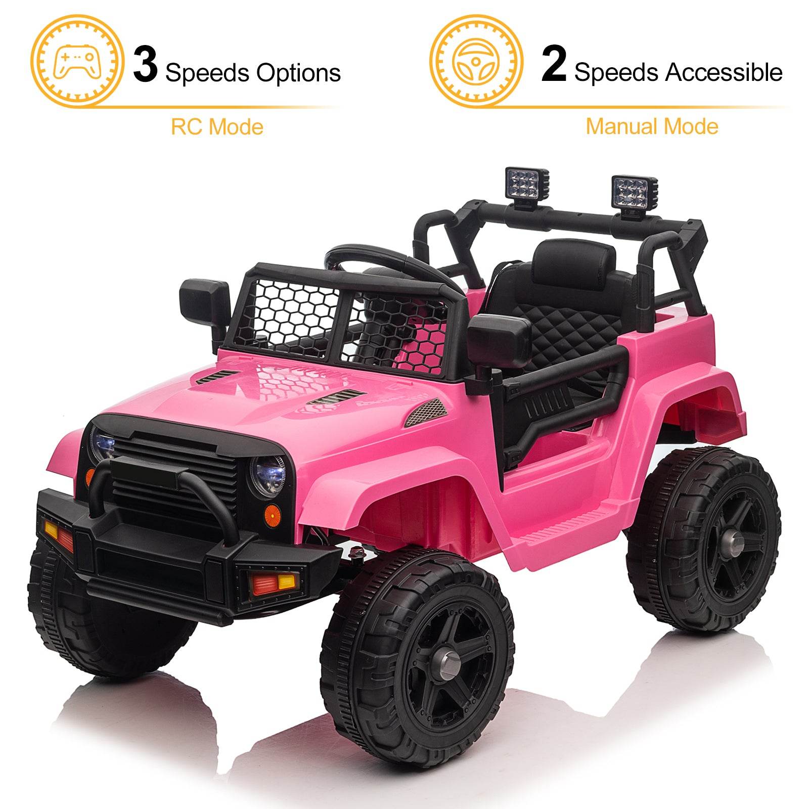 Kids Electric Jeep Ride On with Dual Drive by MLNshops