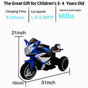 MLNshops 6V Kids Electric Motorcycle - Safe & Fun Ride