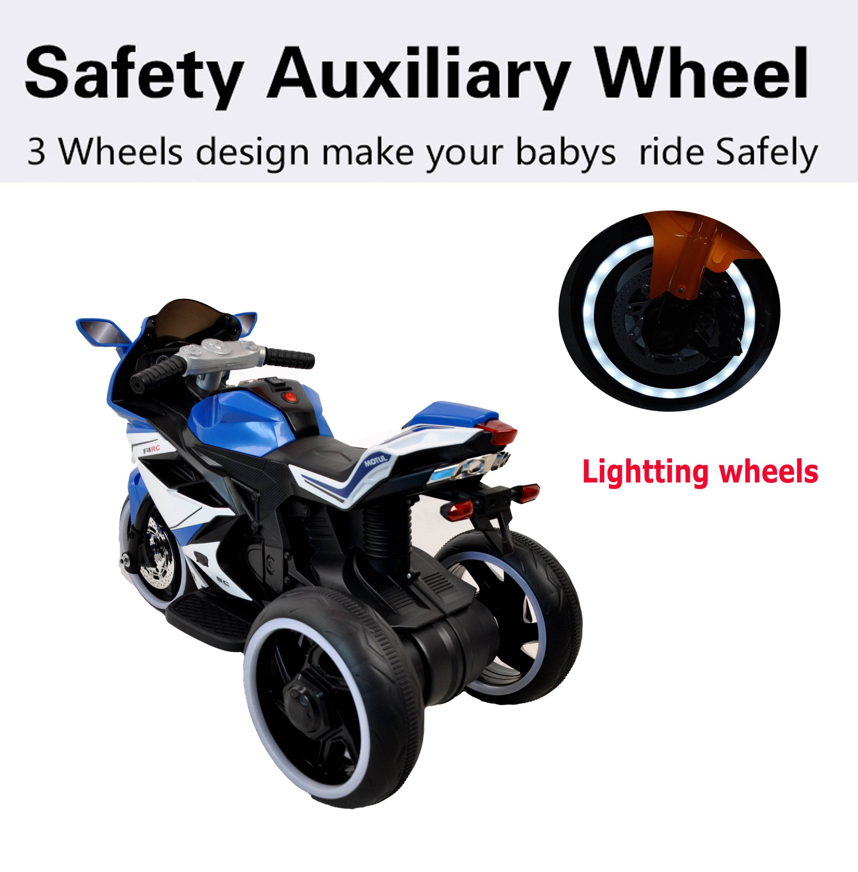 MLNshops 6V Kids Electric Motorcycle - Safe & Fun Ride