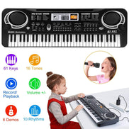 MLNshops Kids Electric Music Keyboard Piano - 61 Keys Default Title