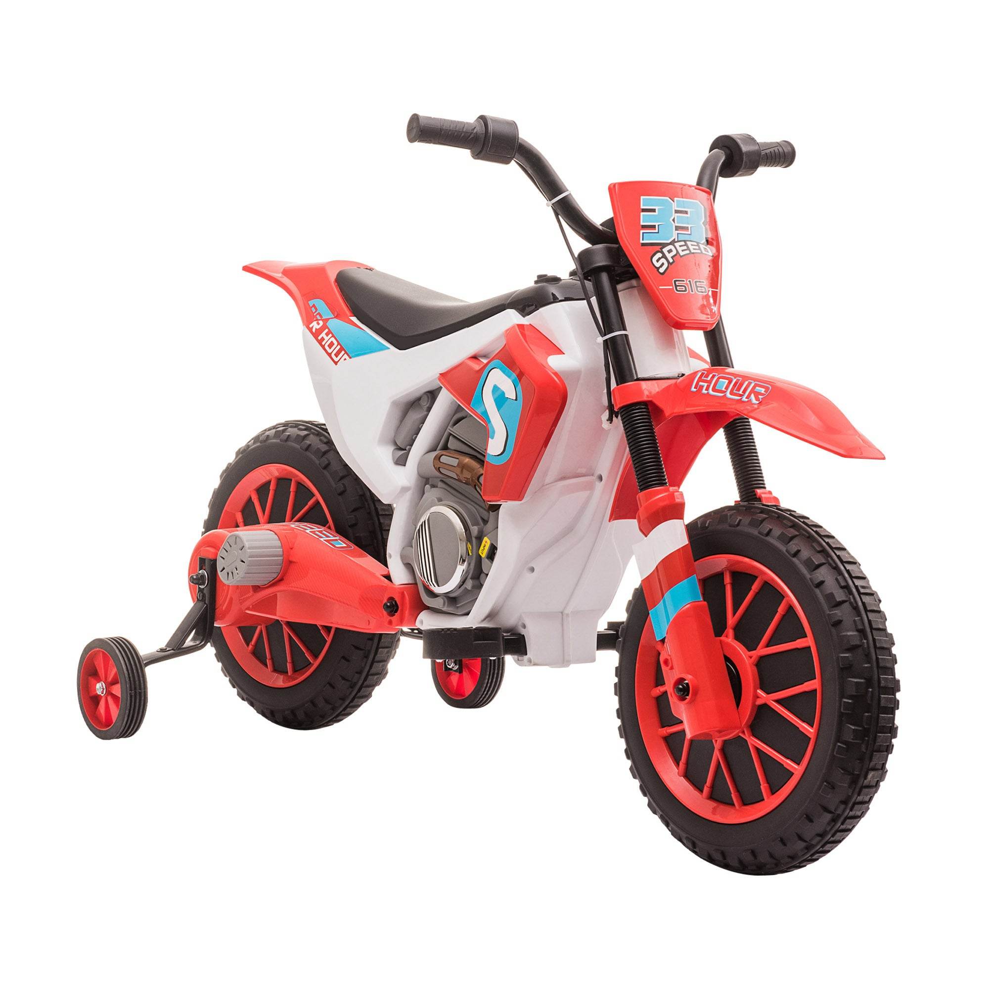 MLNshops 12V Kids Electric Motorcycle with Training Wheels Default