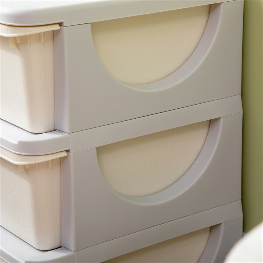 Kids Storage Unit Dresser-Cream White MLNshops]