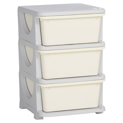 Kids Storage Unit Dresser-Cream White MLNshops]