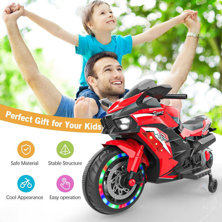 mlnshops Kids Toy Motorcycle with Lights - Electric Bike