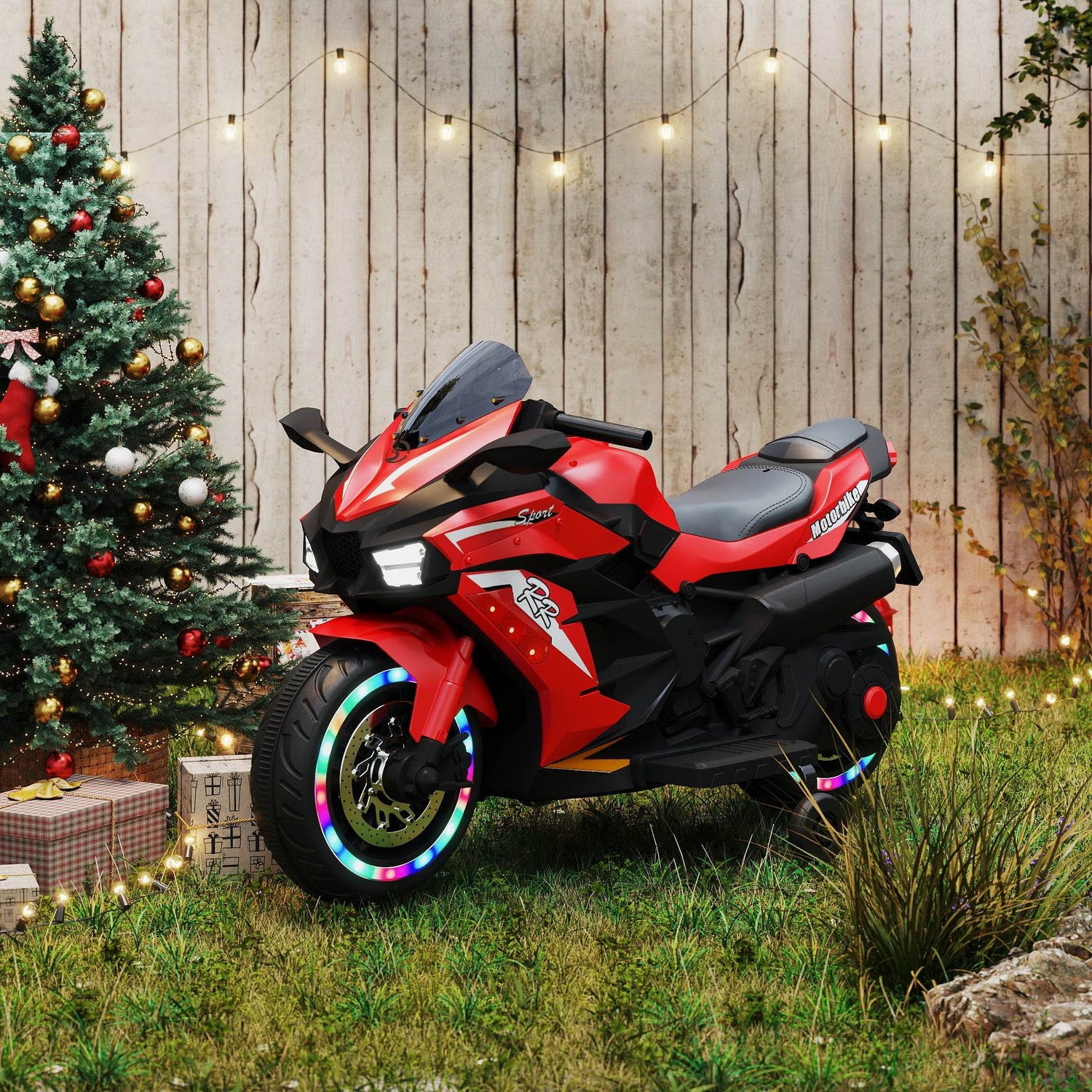 mlnshops Kids Toy Motorcycle with Lights - Electric Bike