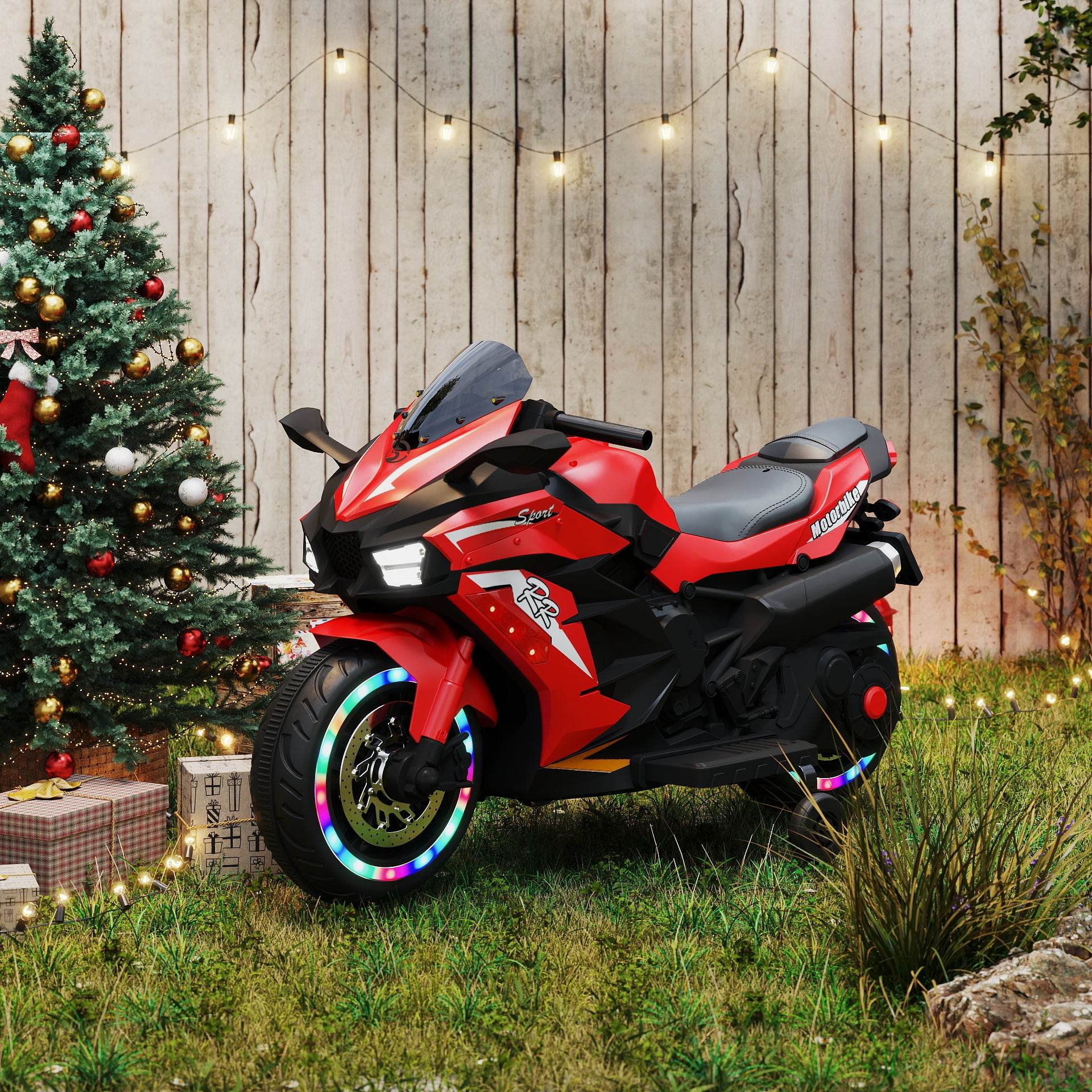 mlnshops Kids Toy Motorcycle with Lights - Electric Bike