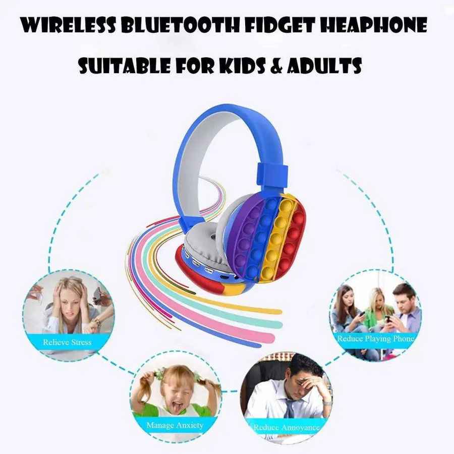 Kids Wireless Headset with Fun Pop Design - MLNshops