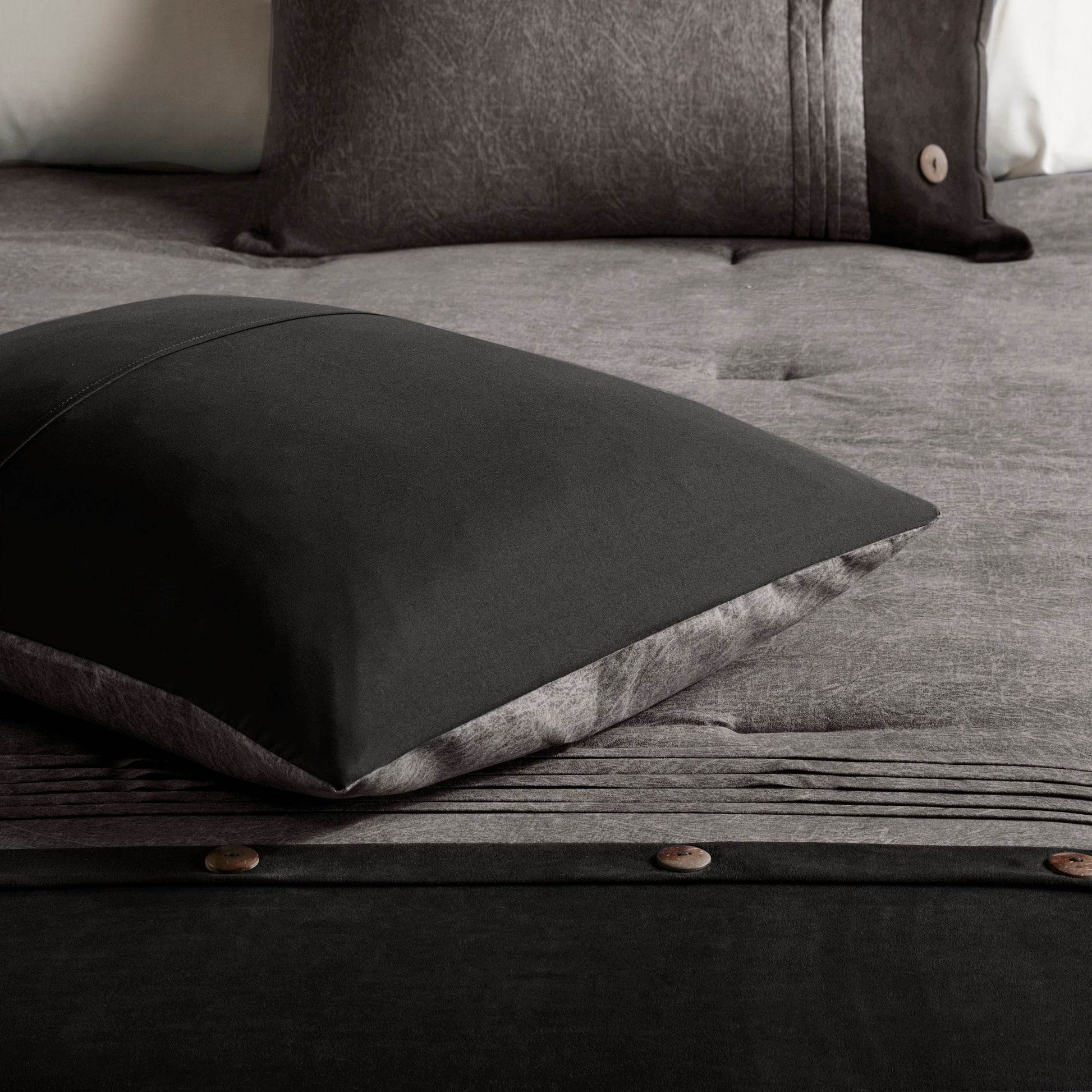 MLNshops 7 Piece Comforter Set King Size - Luxurious Style