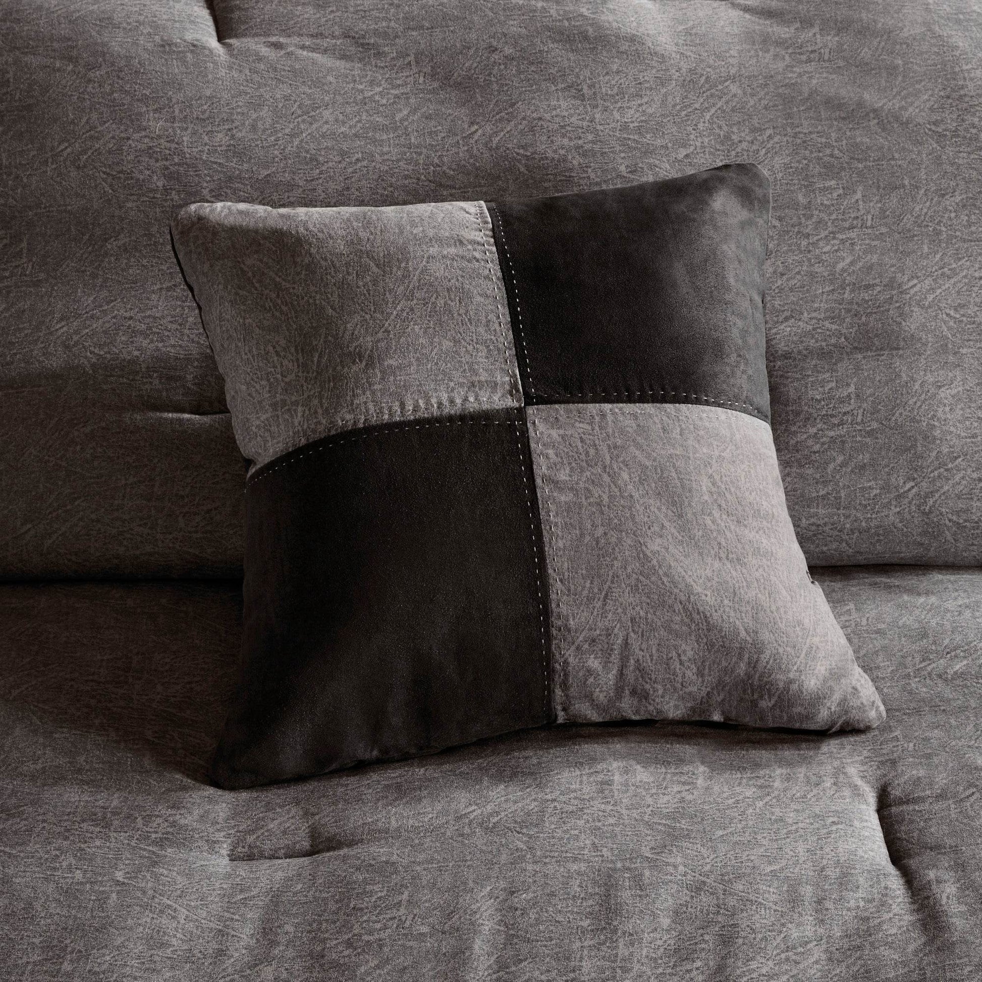 MLNshops 7 Piece Comforter Set King Size - Luxurious Style