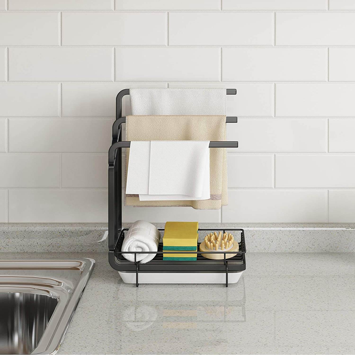 MLNshops Kitchen Sink Storage Tray for Organized Essentials