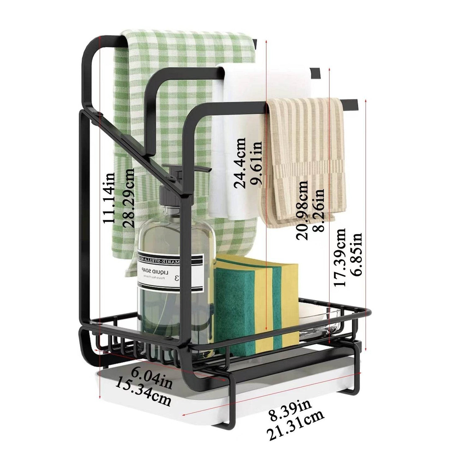 MLNshops Kitchen Sink Storage Tray for Organized Essentials