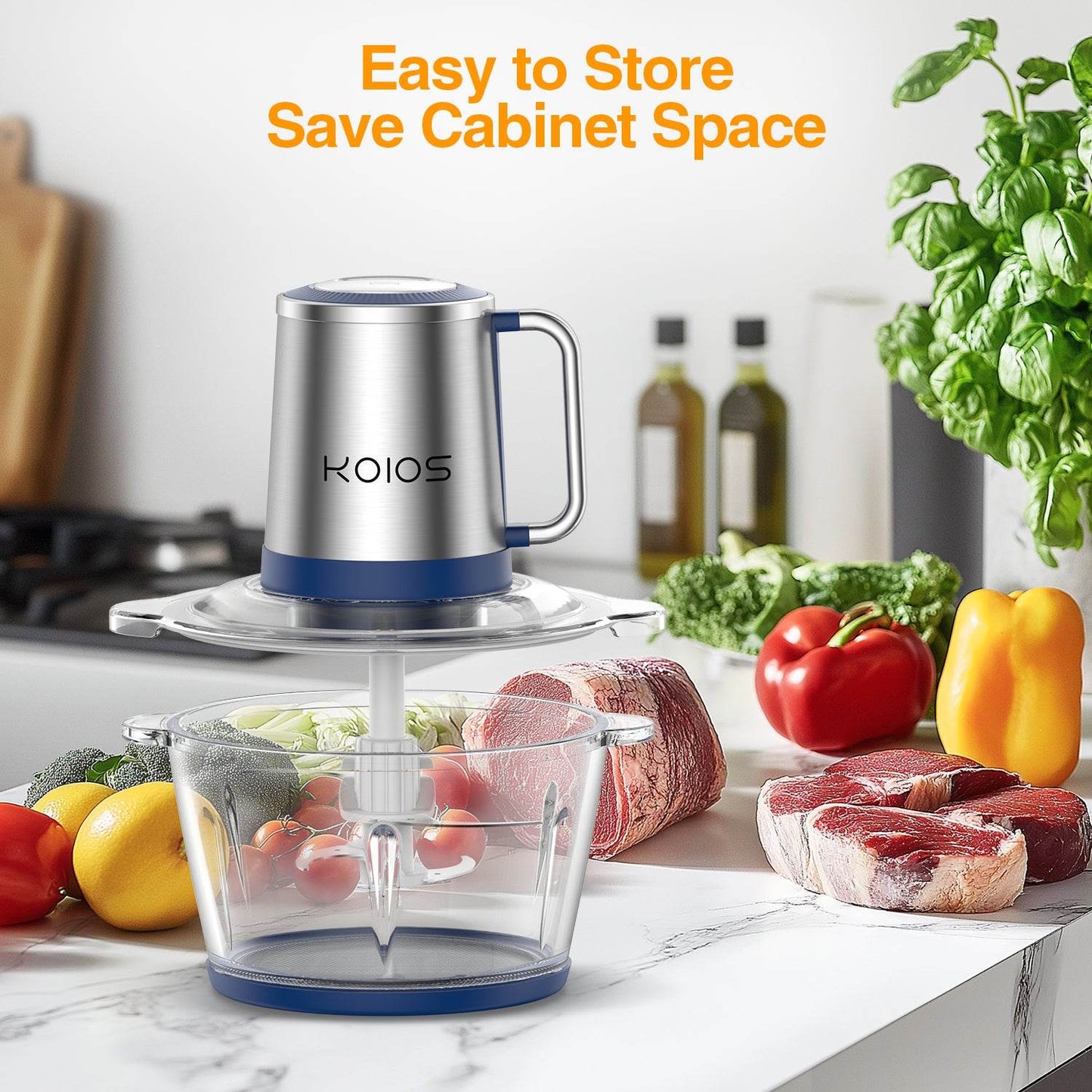 mlnshops Vegetable and Meat Grinder for Kitchen - KOIOS