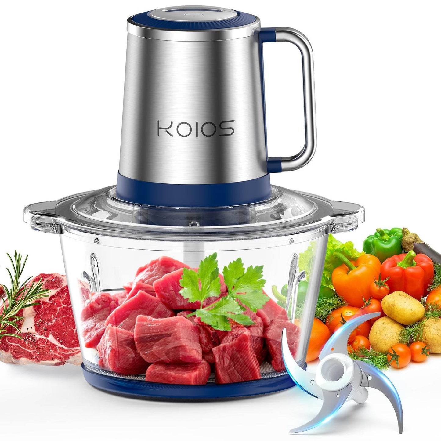 mlnshops Vegetable and Meat Grinder for Kitchen - KOIOS